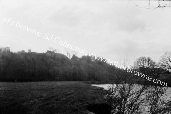 GLENCAIRN PRIORY TOWER FROM RIVER BANK